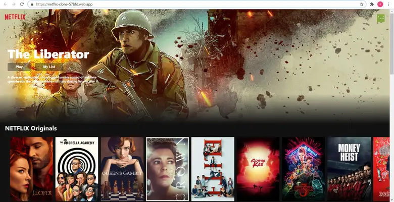 Netflix clone project