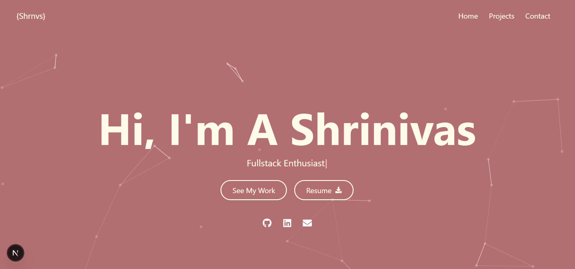 Personal Portfolio website